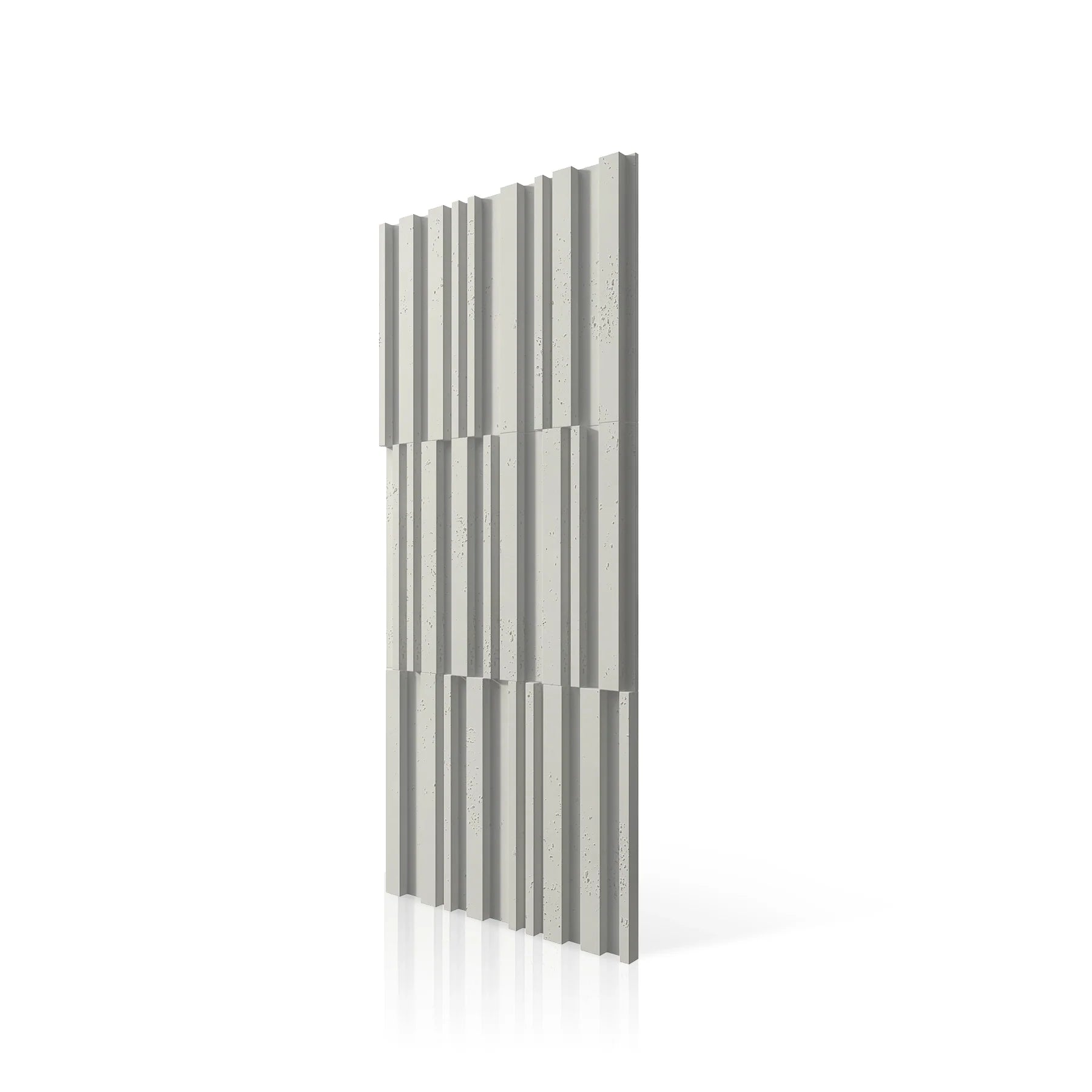 3D Concrete Wall Panels RIFT MIXED colour swatch on white background DecorMania.eu