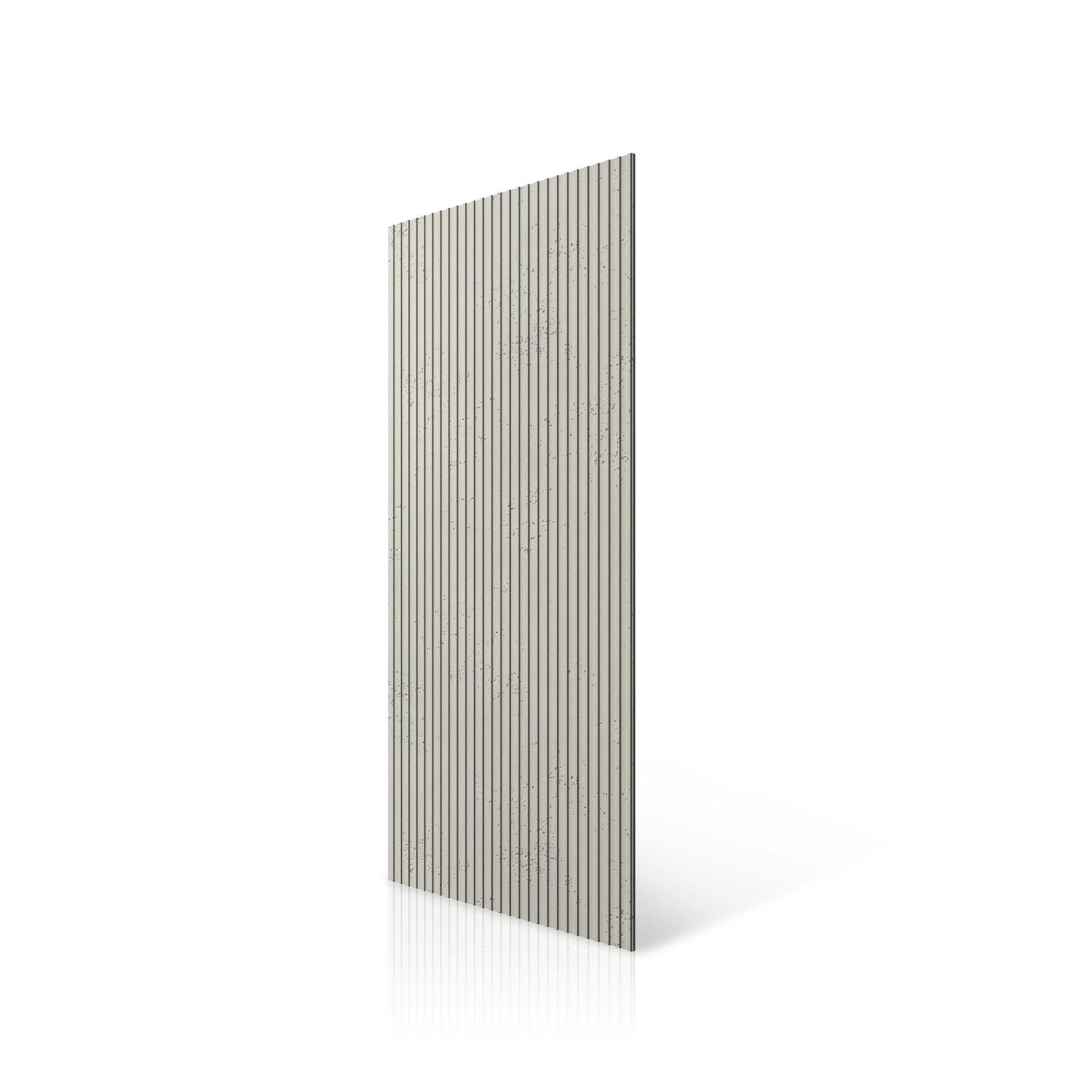 3D Concrete Wall Panels GROOVE colour swatch on white background DecorMania.eu