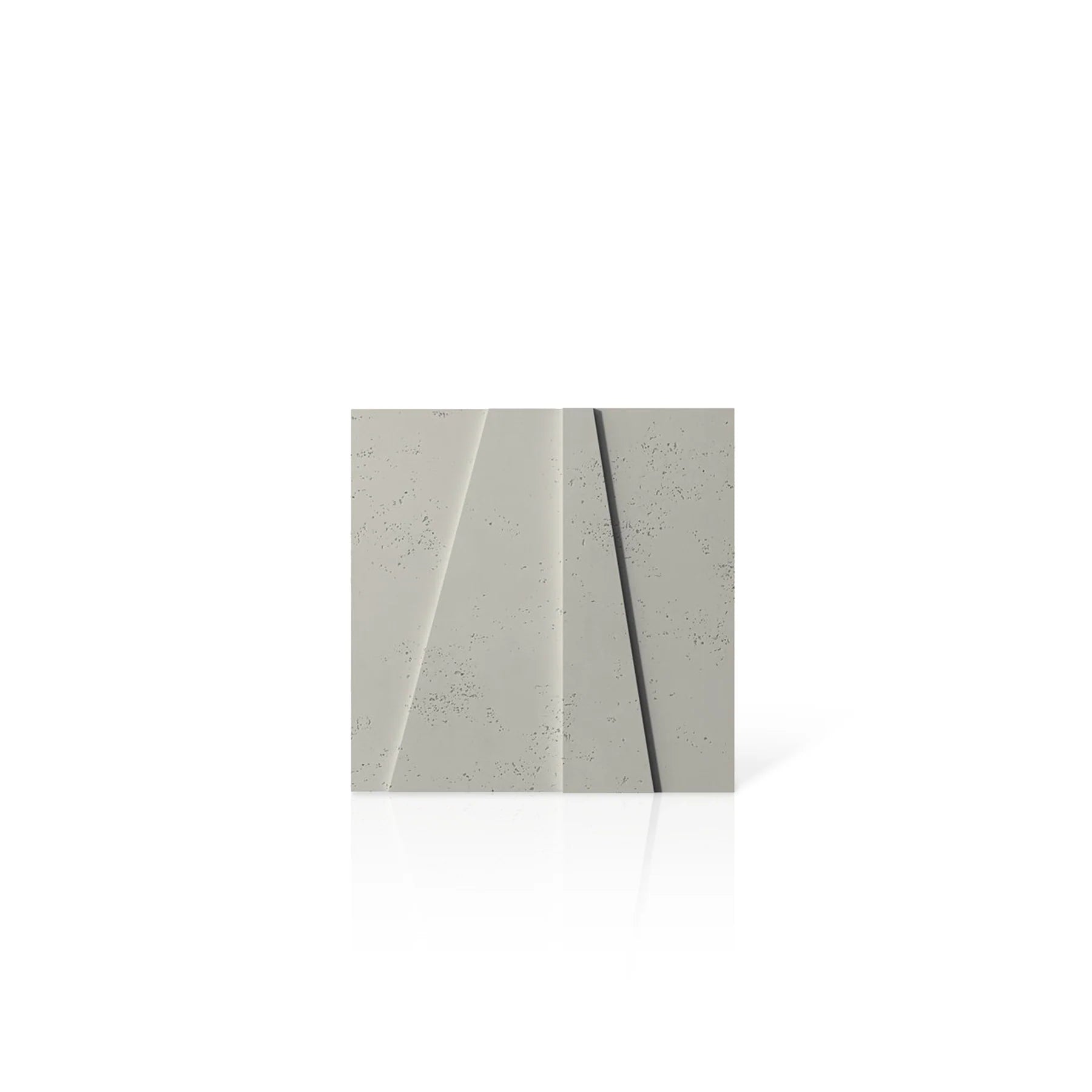 3D Concrete Wall Panels BOOKCASE colour swatch on white background DecorMania EU