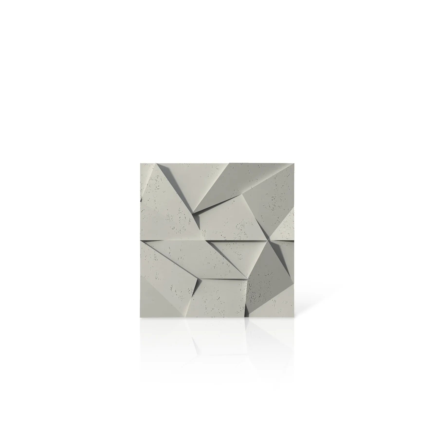 3D Concrete Wall Panels MULTICRYSTAL colour swatch on white background DecorMania EU