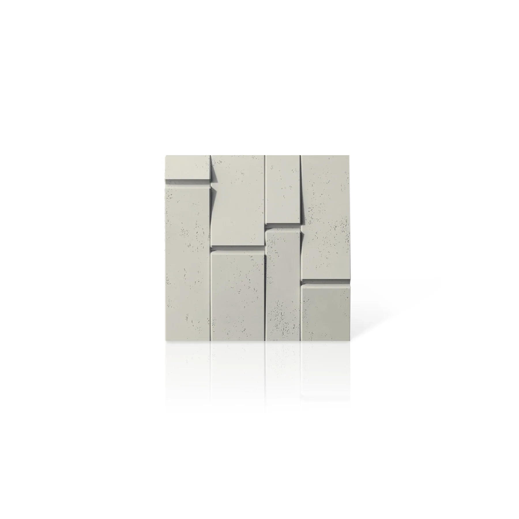 3D Concrete Wall Panels BREAK OUT colour swatch on white background DecorMania EU