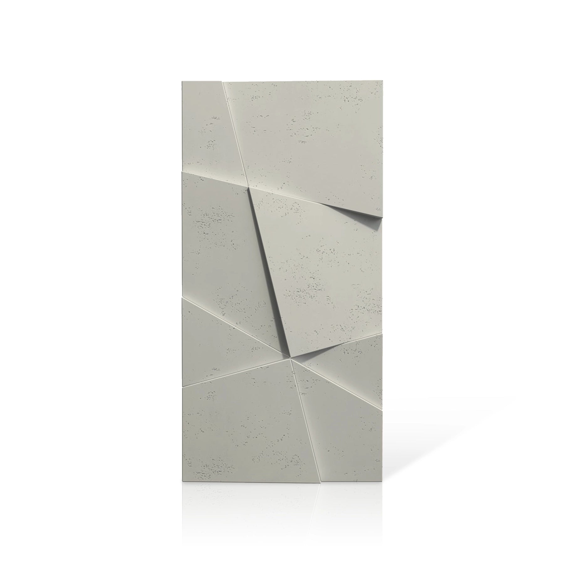3D Concrete Wall Panels CRYSTAL colour swatch on white background DecorMania.eu