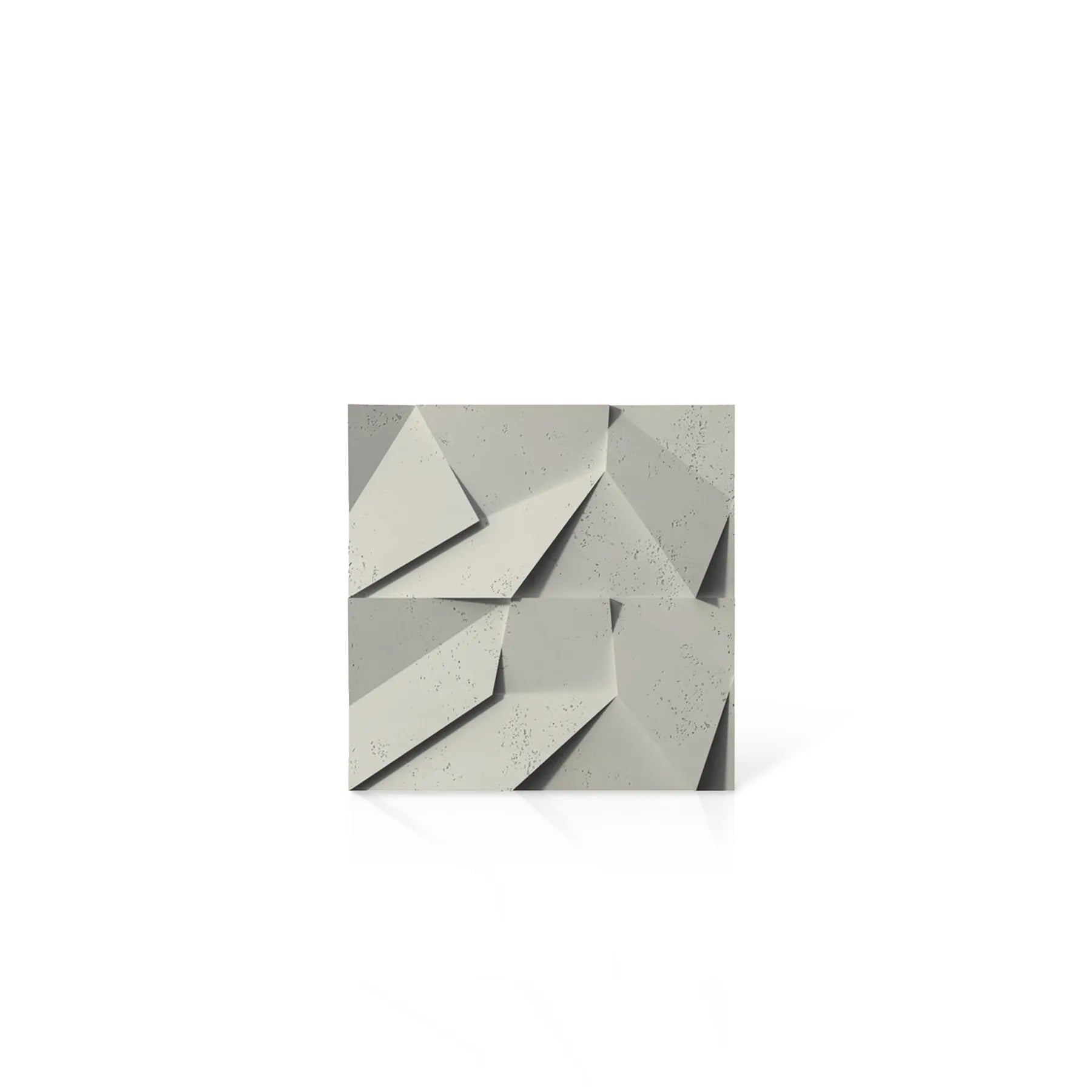 3D Concrete Wall Panels MULTICRYSTAL colour swatch on white background DecorMania EU