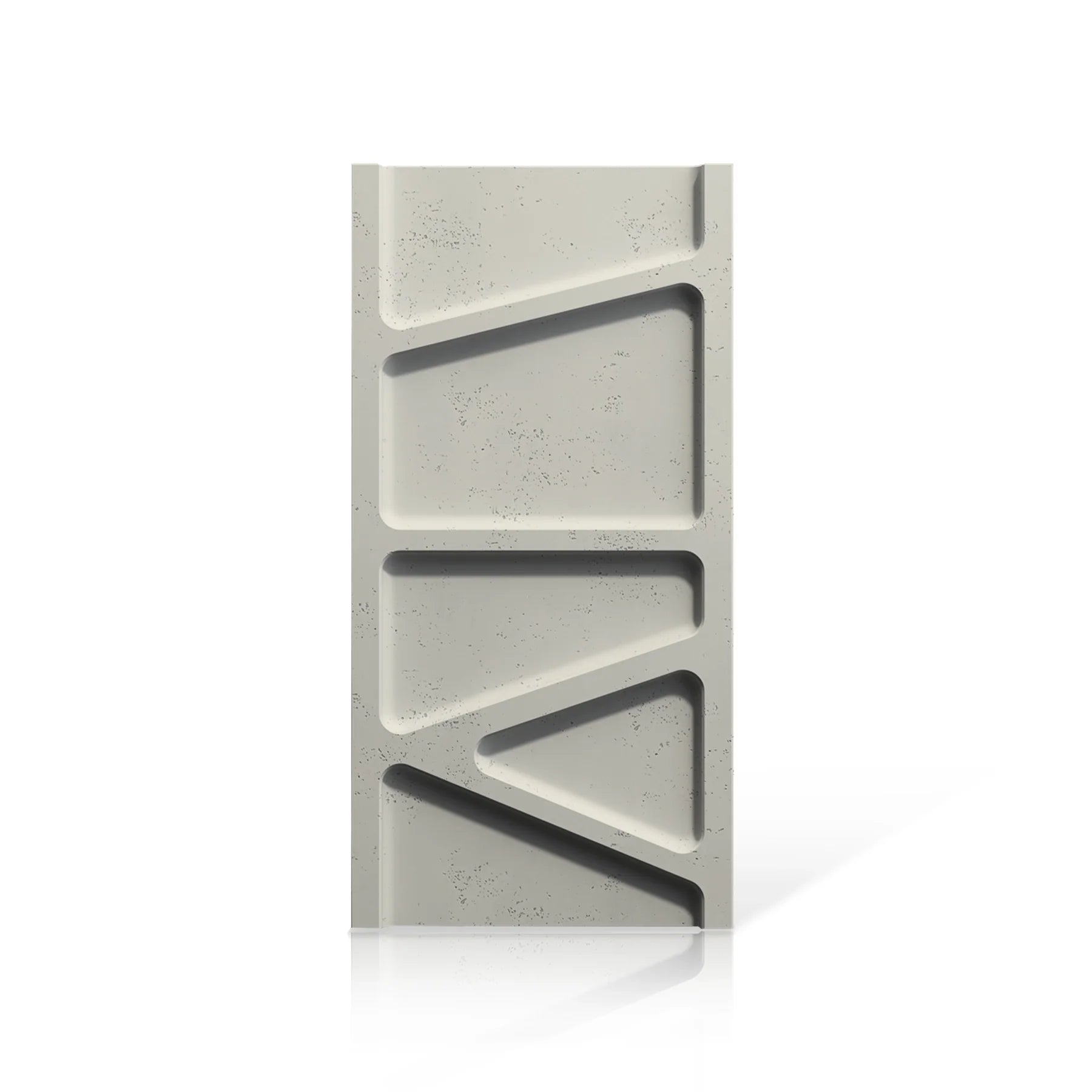 3D Concrete Wall Panels PARALELL colour swatch on white background DecorMania.eu