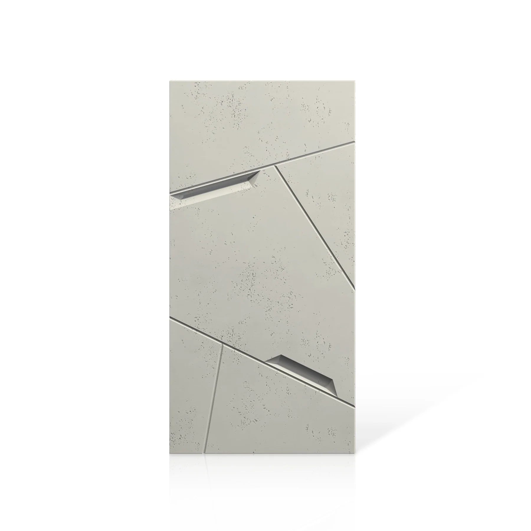 3D Concrete Wall Panels STOWAWAY colour swatch on white background DecorMania EU