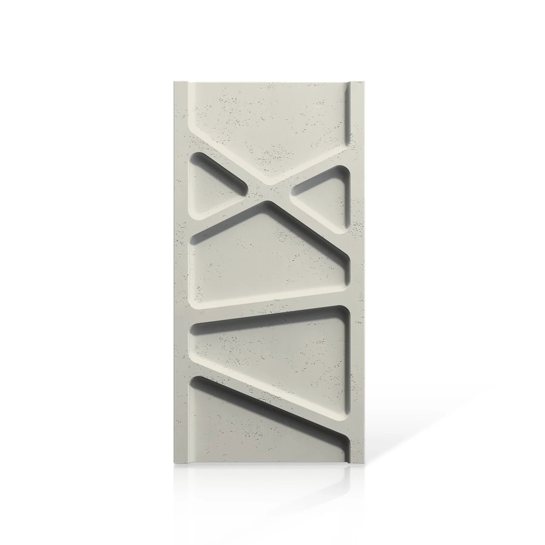 3D Concrete Wall Panels PARALELL colour swatch on white background DecorMania.eu