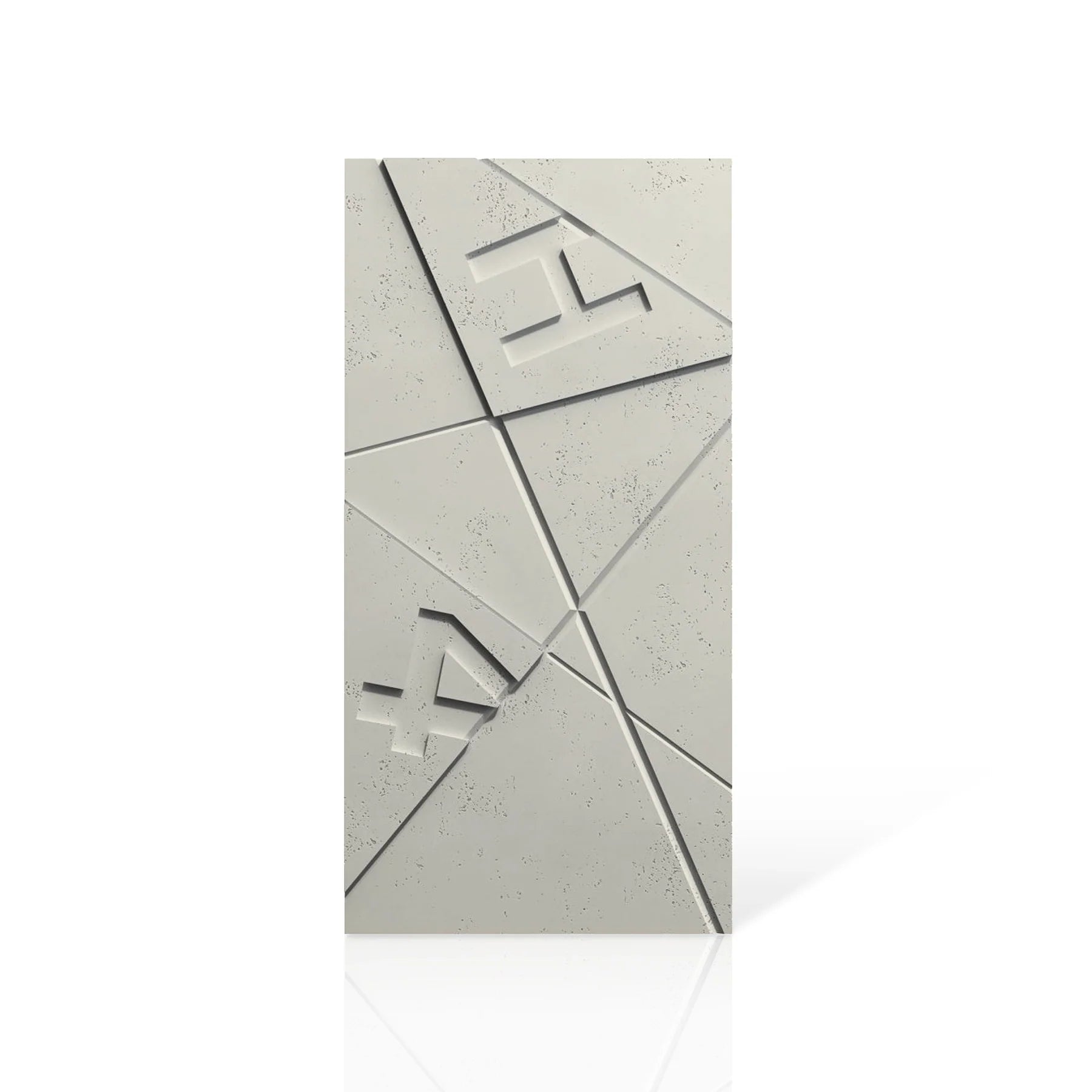 3D Concrete Wall Panels GRAPHICS MODELS C&D colour swatch on white background DecorMania EU