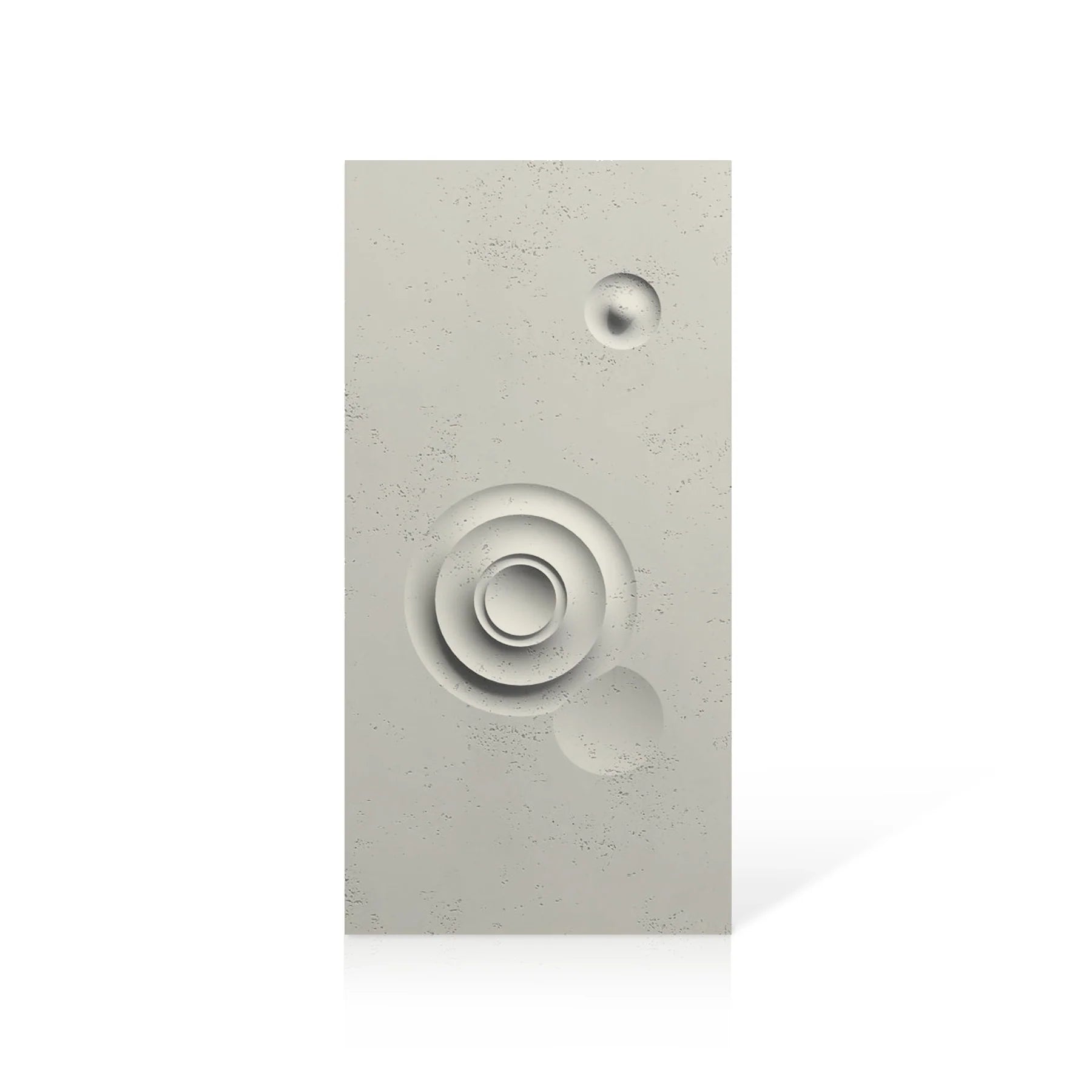 3D Concrete Wall Panels MOONS Models C&D colour swatch on white background DecorMania EU