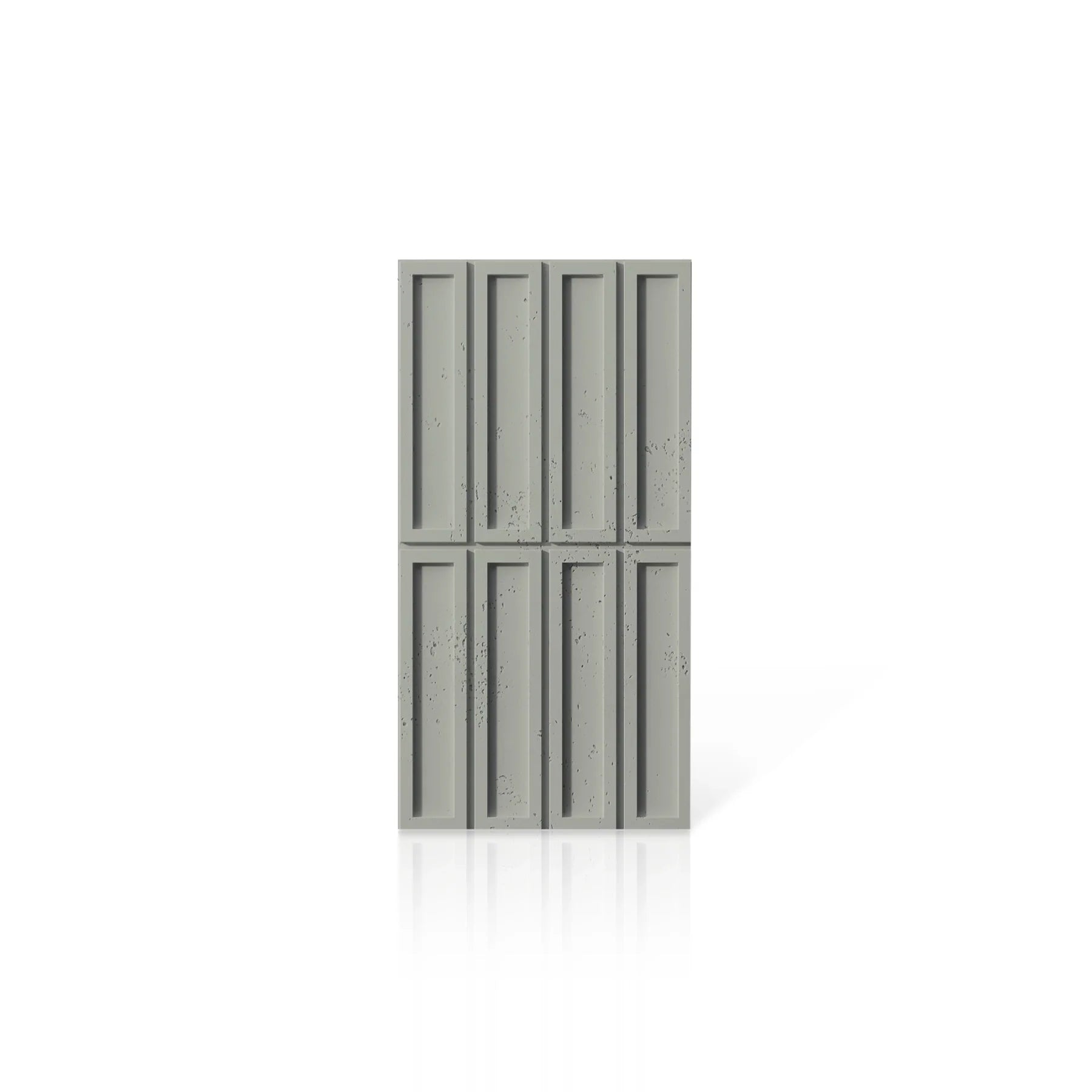 3D Concrete Wall Panels BLOCKS colour swatch on white background DecorMania.eu