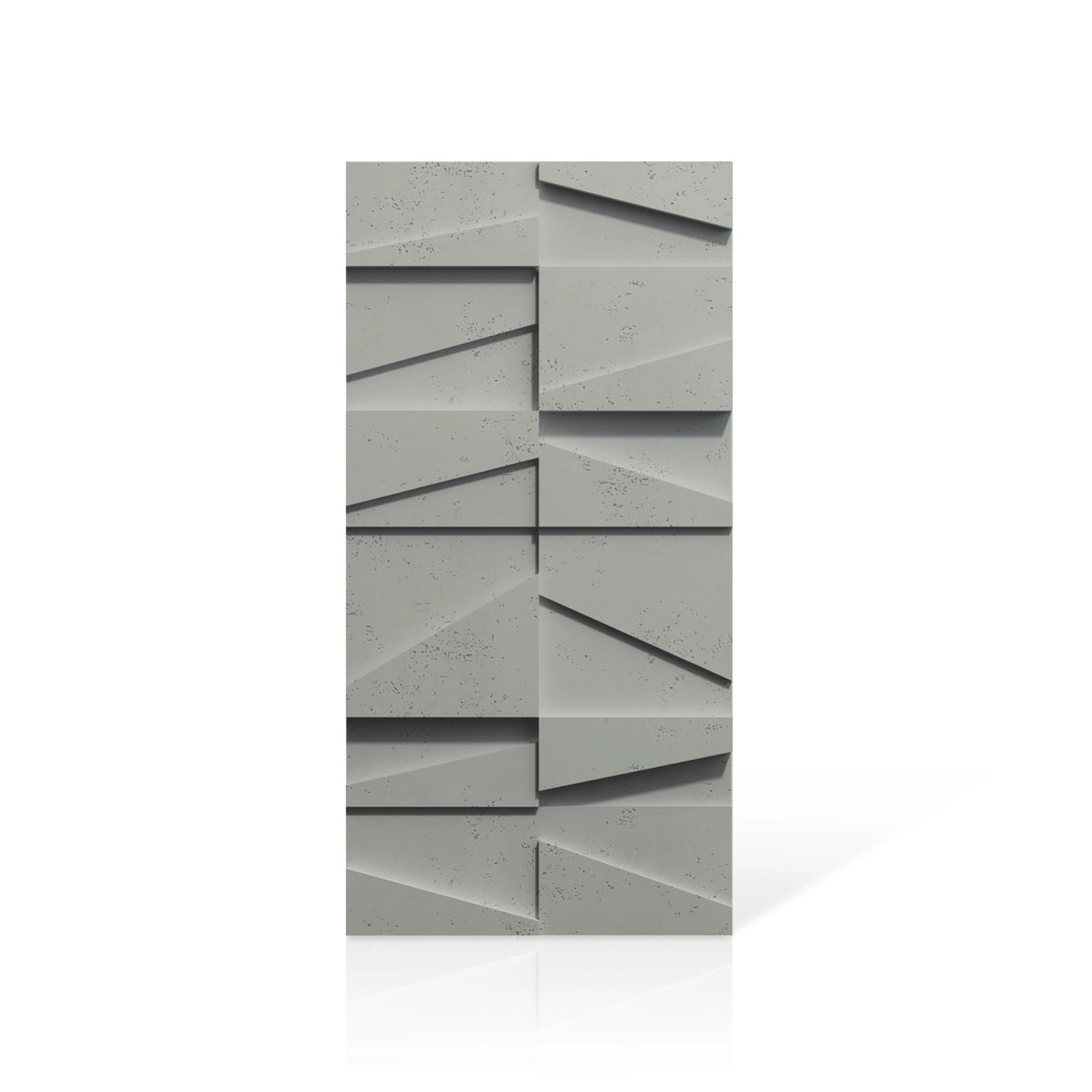 3D Concrete Wall Panels MULTI BOOKCASE colour swatch on white background DecorMania.eu