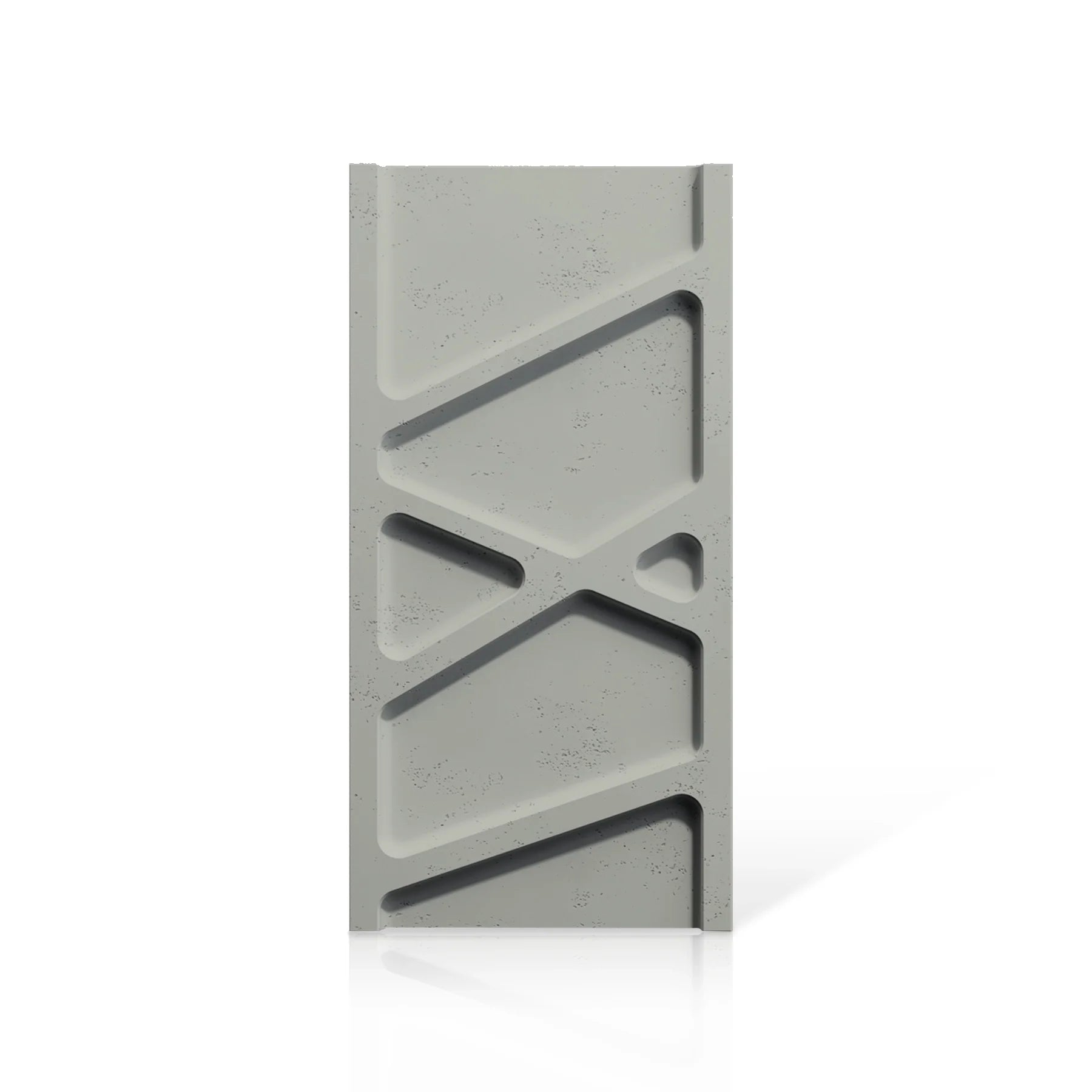 3D Concrete Wall Panels PARALELL colour swatch on white background DecorMania.eu