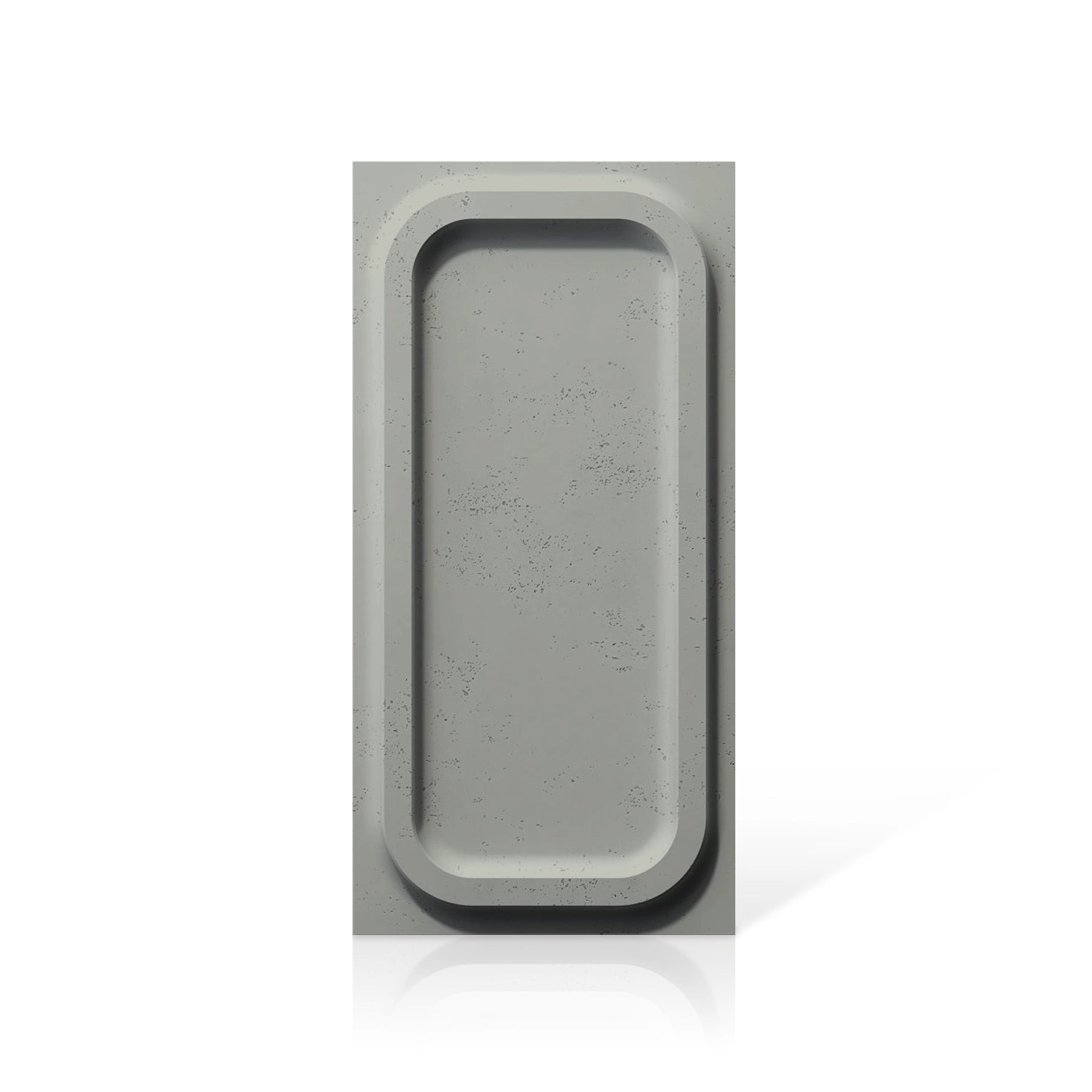 3D Concrete Wall Panels PORTHOLE colour swatch on white background DecorMania.eu