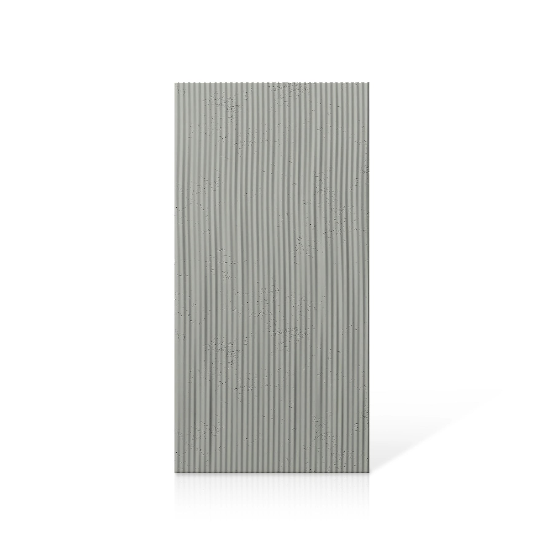 3D Concrete Wall Panels RIDGES colour swatch on white background DecorMania.eu