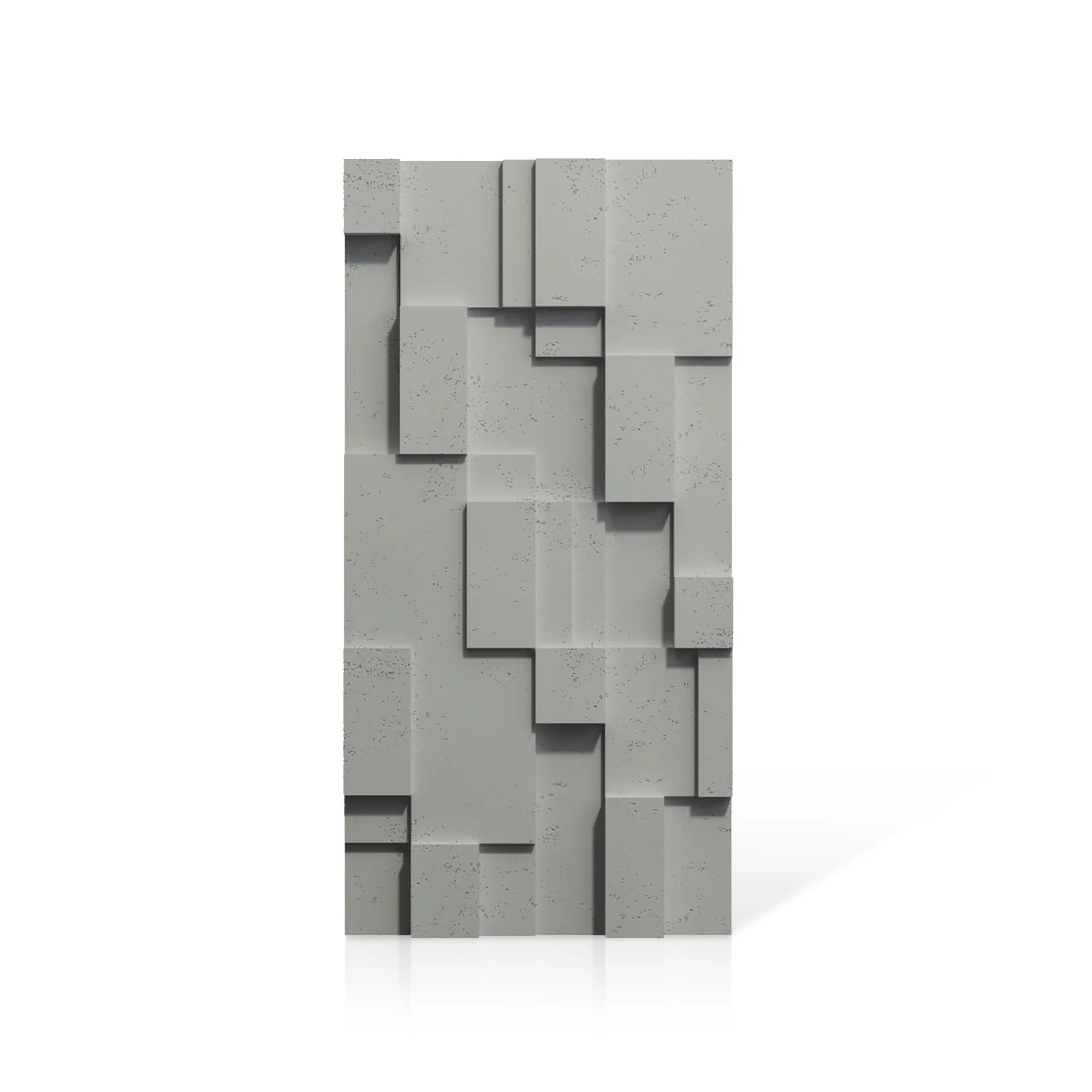3D Concrete Wall Panels STAIRS colour swatch on white background DecorMania.eu