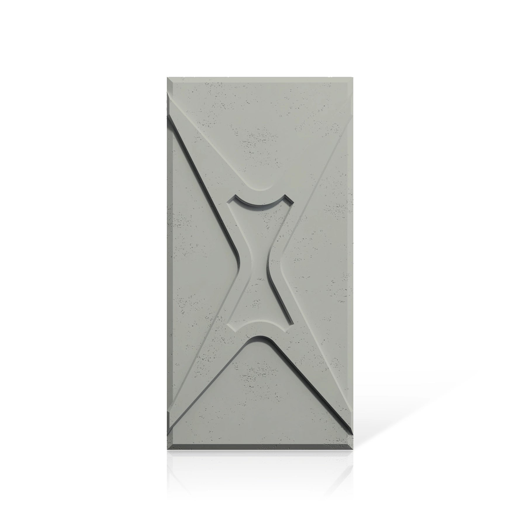 3D Concrete Wall Panels STARS colour swatch on white background DecorMania.eu