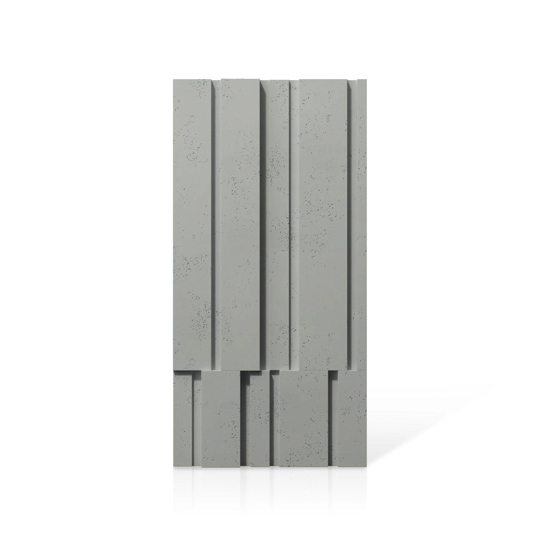 3D Concrete Wall Panels ROOFTOPS colour swatch on white background DecorMania.eu