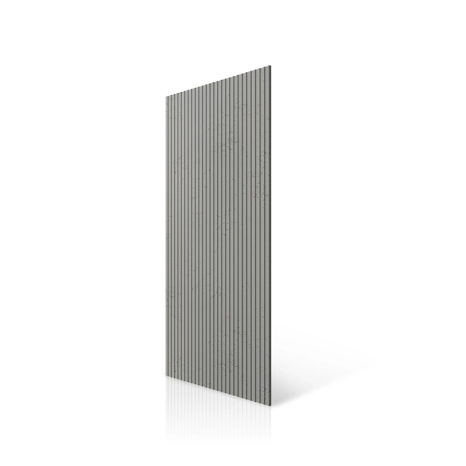 3D Concrete Wall Panels GROOVE colour swatch on white background DecorMania.eu