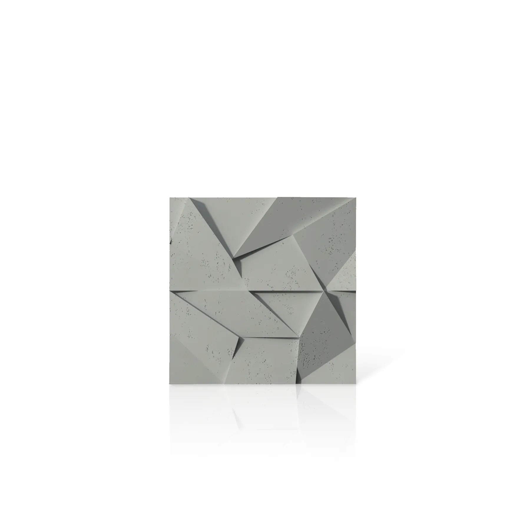 3D Concrete Wall Panels MULTICRYSTAL colour swatch on white background DecorMania EU