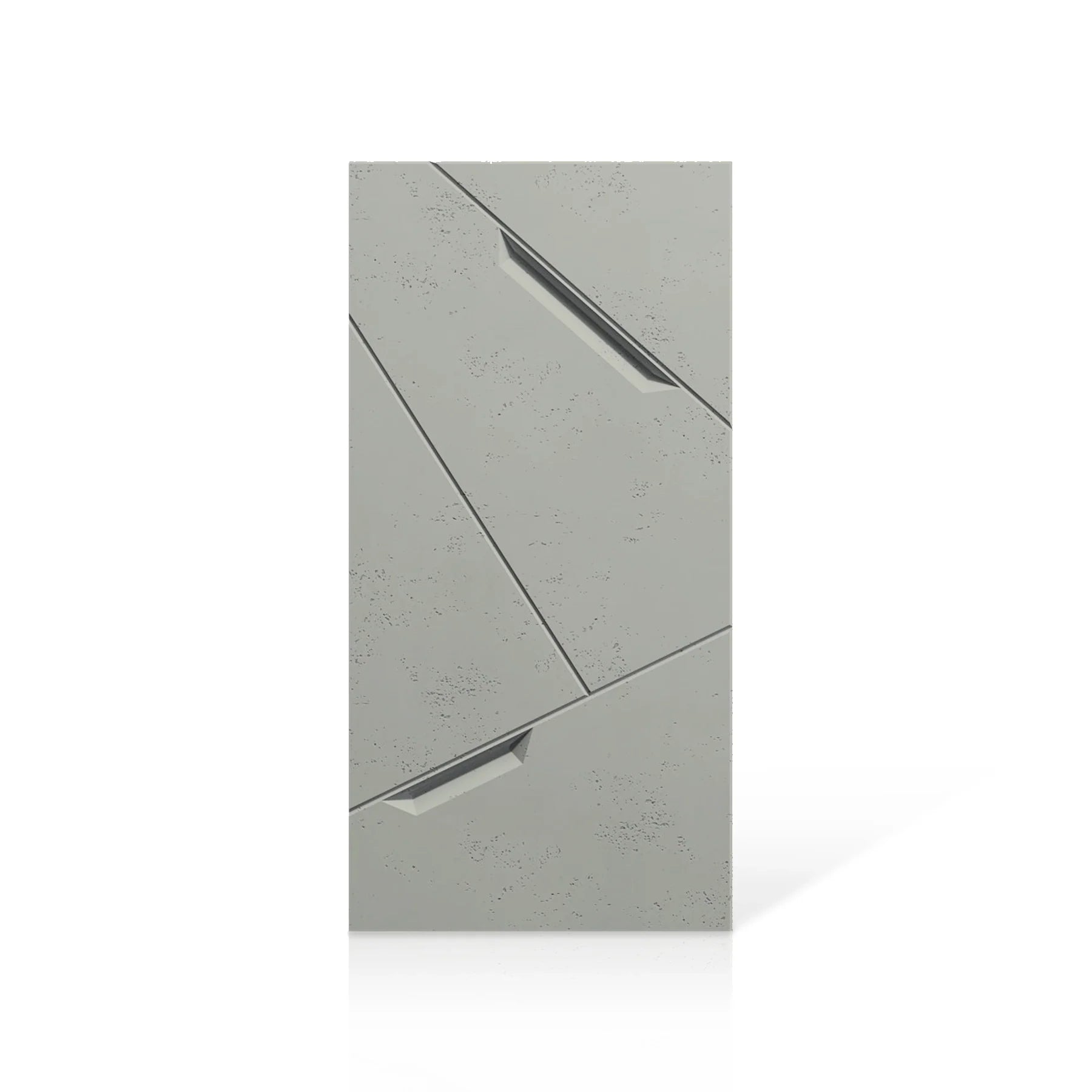 3D Concrete Wall Panels STOWAWAY colour swatch on white background DecorMania EU