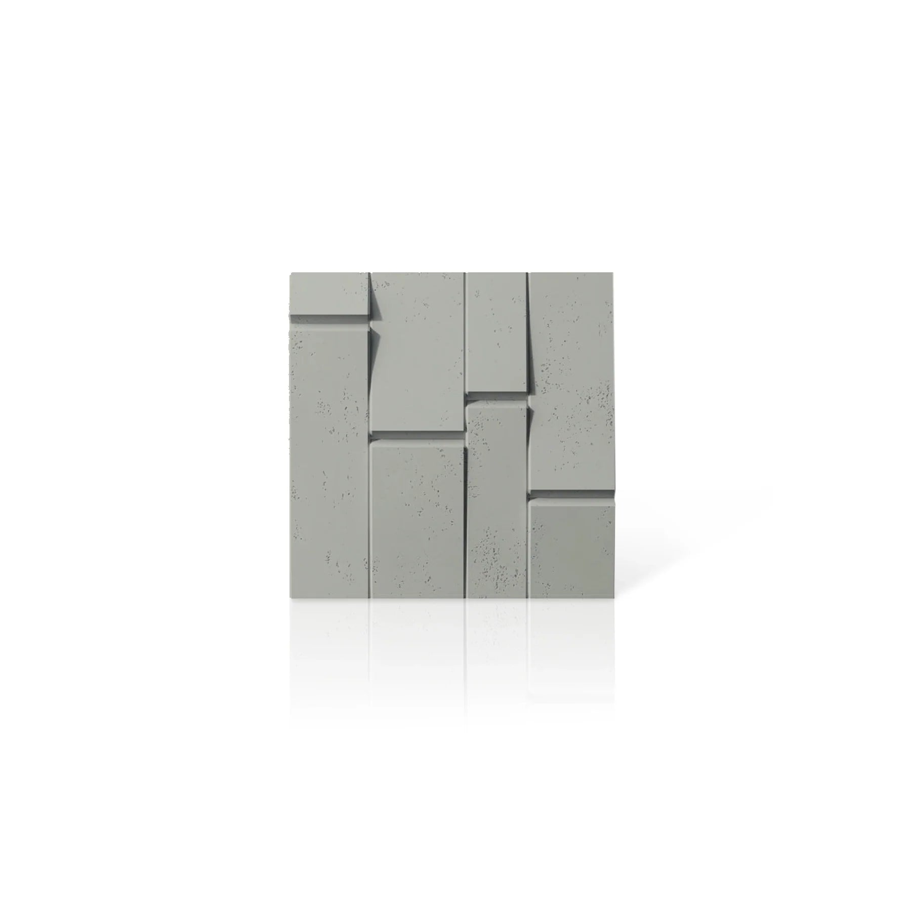 3D Concrete Wall Panels BREAK OUT colour swatch on white background DecorMania.eu