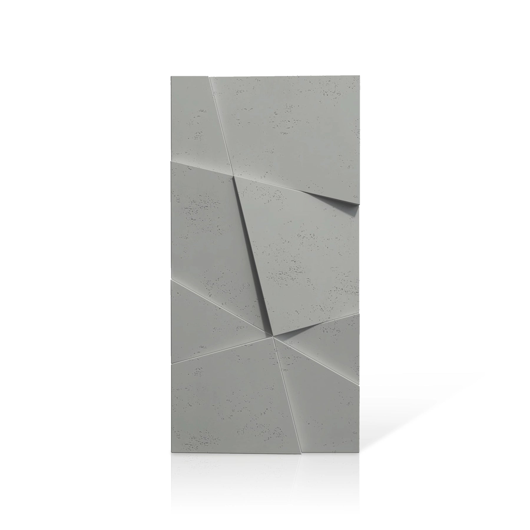 3D Concrete Wall Panels CRYSTAL colour swatch on white background DecorMania.eu