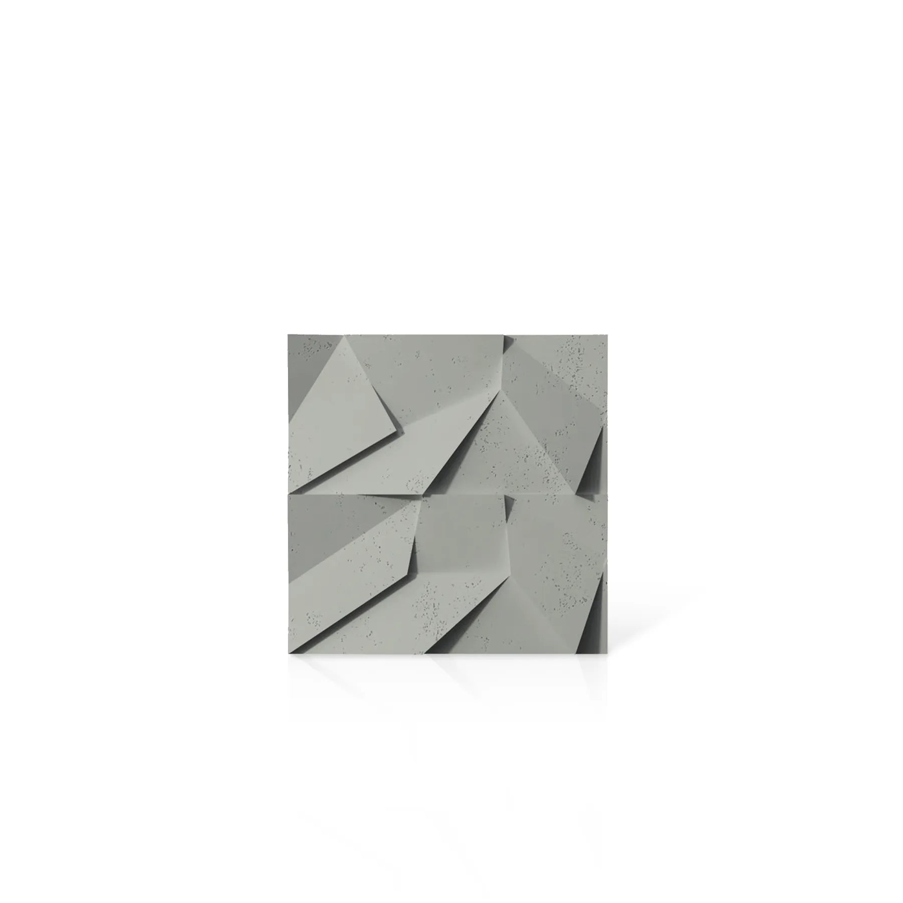 3D Concrete Wall Panels MULTICRYSTAL colour swatch on white background DecorMania EU