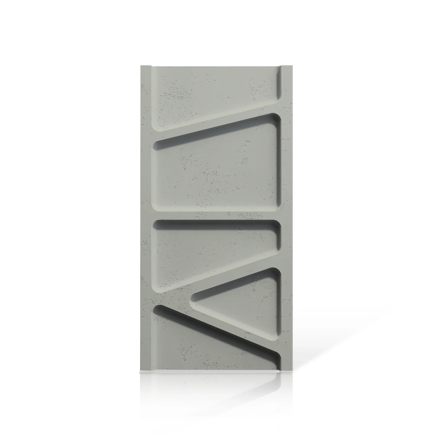 3D Concrete Wall Panels PARALELL colour swatch on white background DecorMania.eu