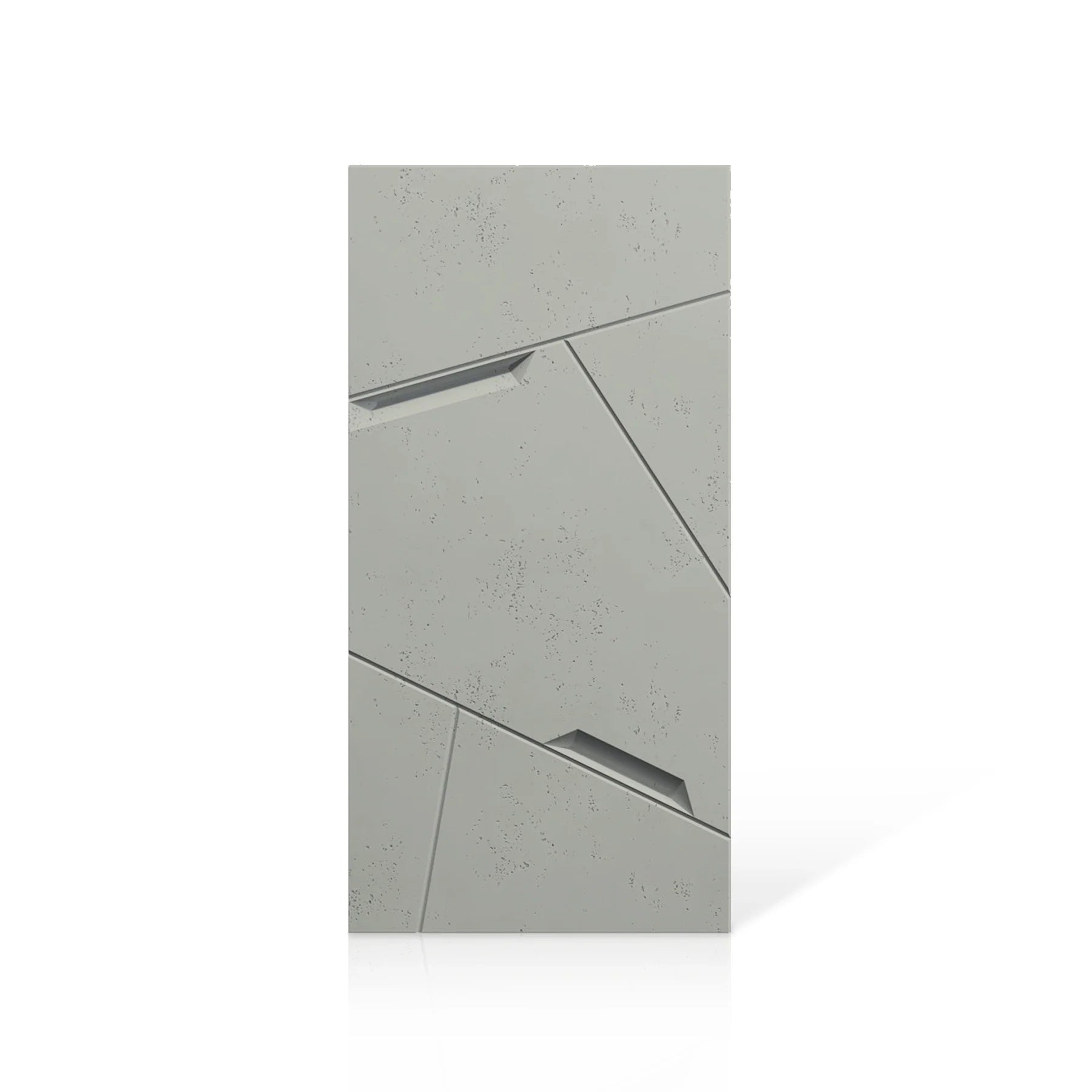 3D Concrete Wall Panels STOWAWAY colour swatch on white background DecorMania EU