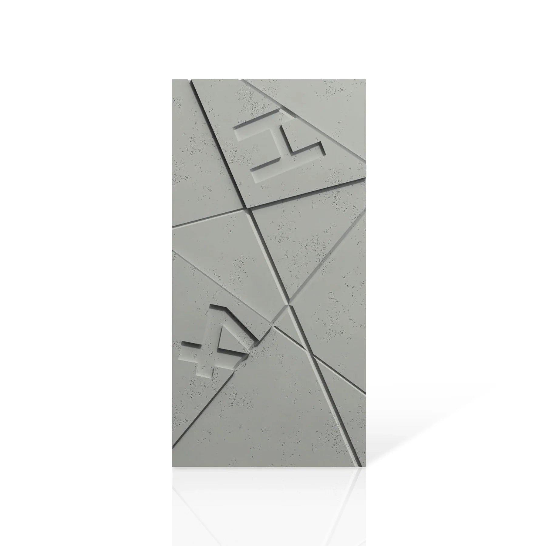 3D Concrete Wall Panels GRAPHICS MODELS C&D colour swatch on white background DecorMania EU