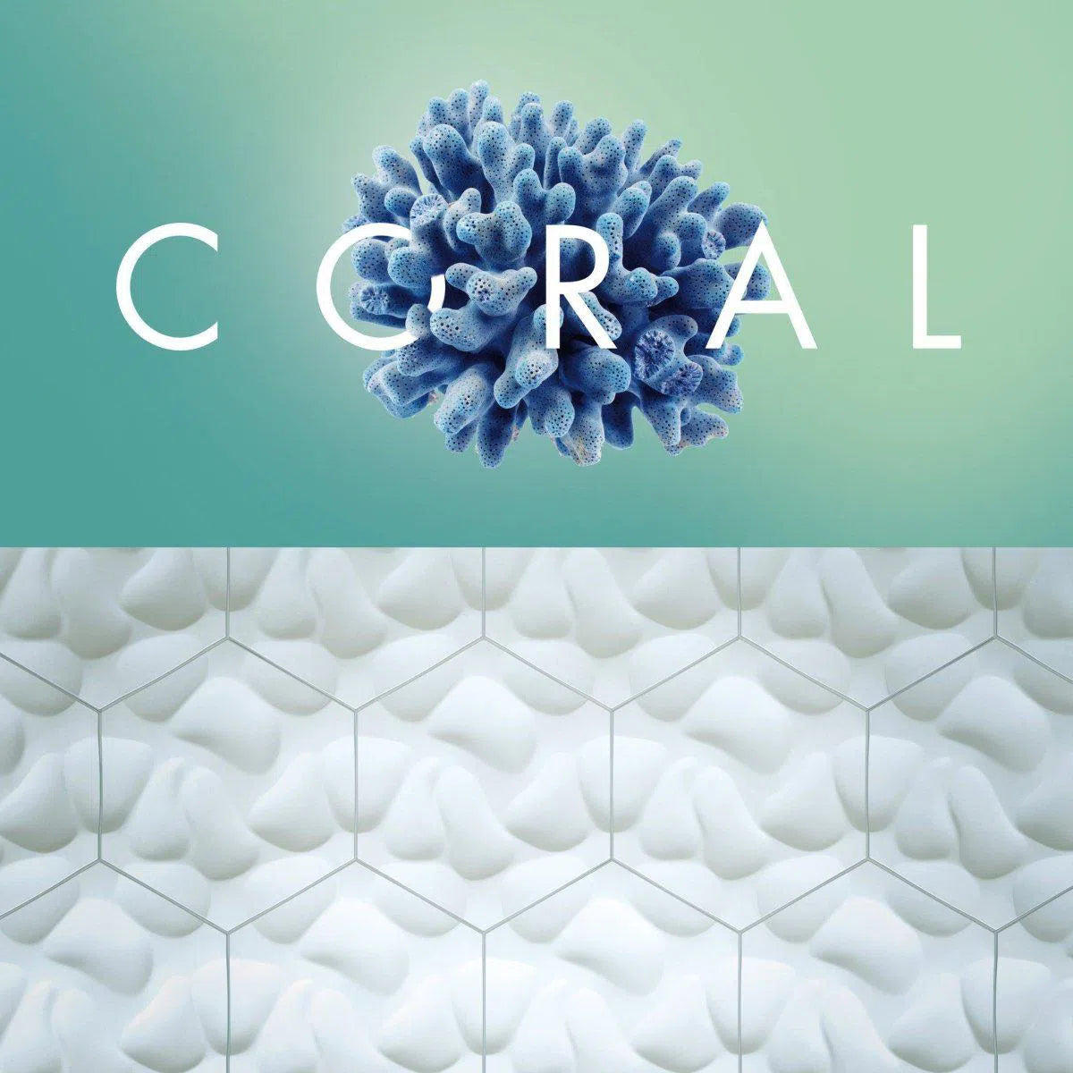 CORAL Polyurethane Wall Art Panel pattern showcase DecorMania.eu
