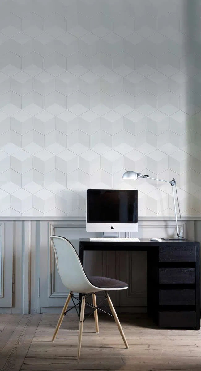 CUBE 3D Polyurethane Wall Art Panel office accent wall DecorMania.eu
