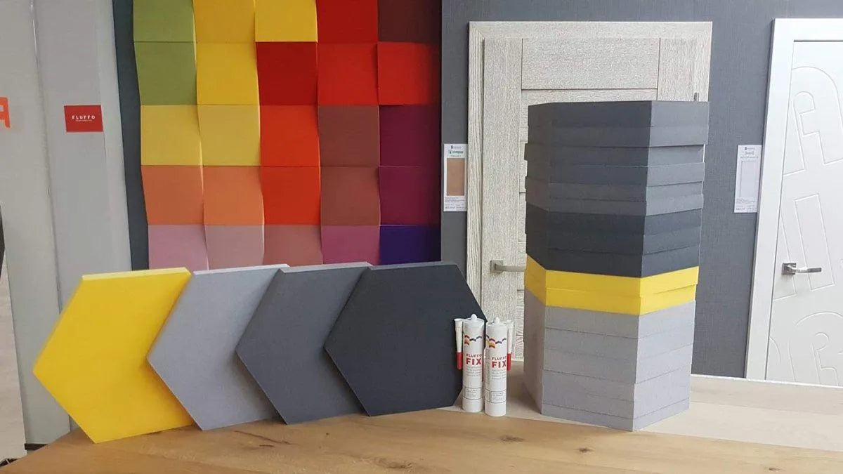 CUBIC Acoustic Soft 3D Wall Panel stack Decormania.eu