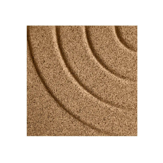 CURVES 3D Cork Acoustic Wall Panels - box of 4 on white background DecorMania.eu