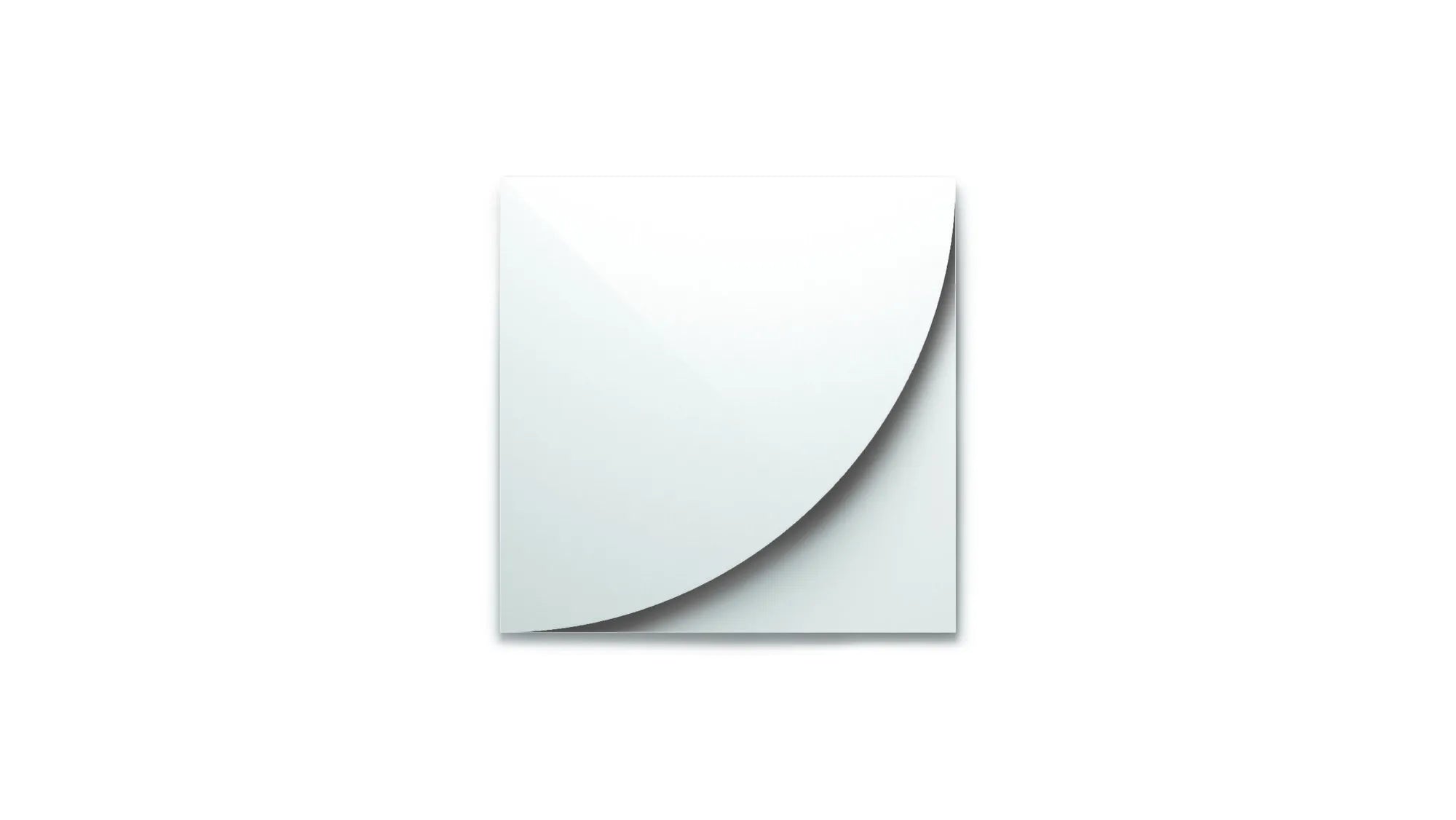 CURVE 3D Polyurethane Wall Art Panel on white background Decormania.eu