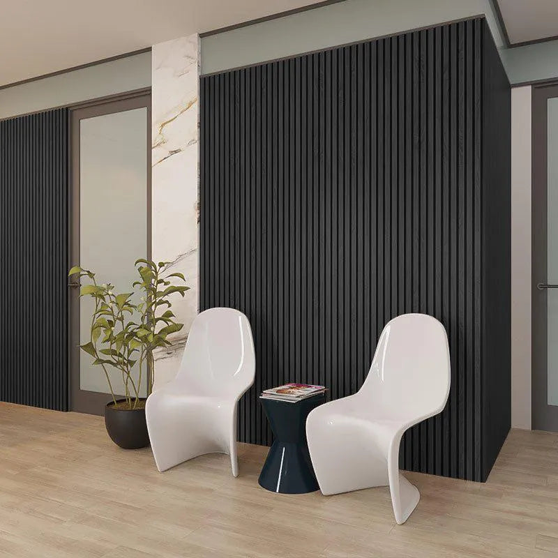 Charocal Acoustic Wood Slat Wall Panel  feature wall DecorMania.eu