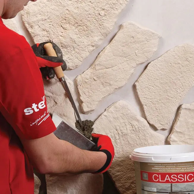 Classic Grout - Decormania Adhesive & Accessory during application Decormania.eu