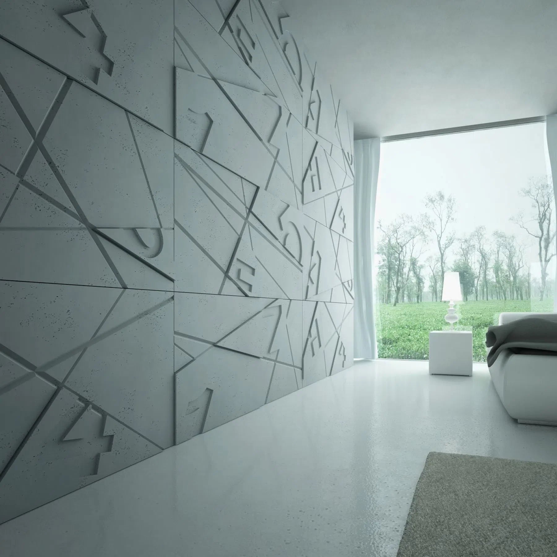 Concrete Adhesives & Accessories Eco Elastic Adhesive in a modern interior | DecorMania.eu