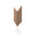 Concrete Cladding - HERRINGBONE L REVERS Wall Panels colour swatch on white background DecorMania eu