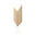 Concrete Cladding - HERRINGBONE L Wall Panels colour swatch on white background DecorMania eu