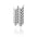 Concrete Cladding - HERRINGBONE M REVERS Wall Panels colour swatch on white background DecorMania eu