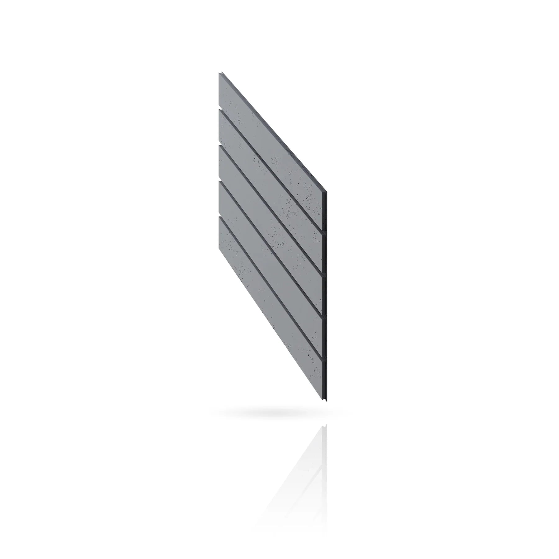 Concrete Cladding - HERRINGBONE PART Wall Panels colour swatch on white background DecorMania eu
