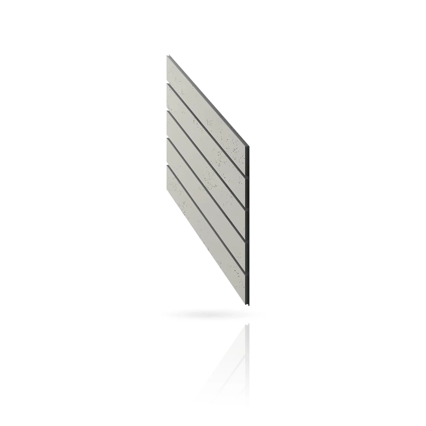 Concrete Cladding - HERRINGBONE PART Wall Panels colour swatch on white background DecorMania eu