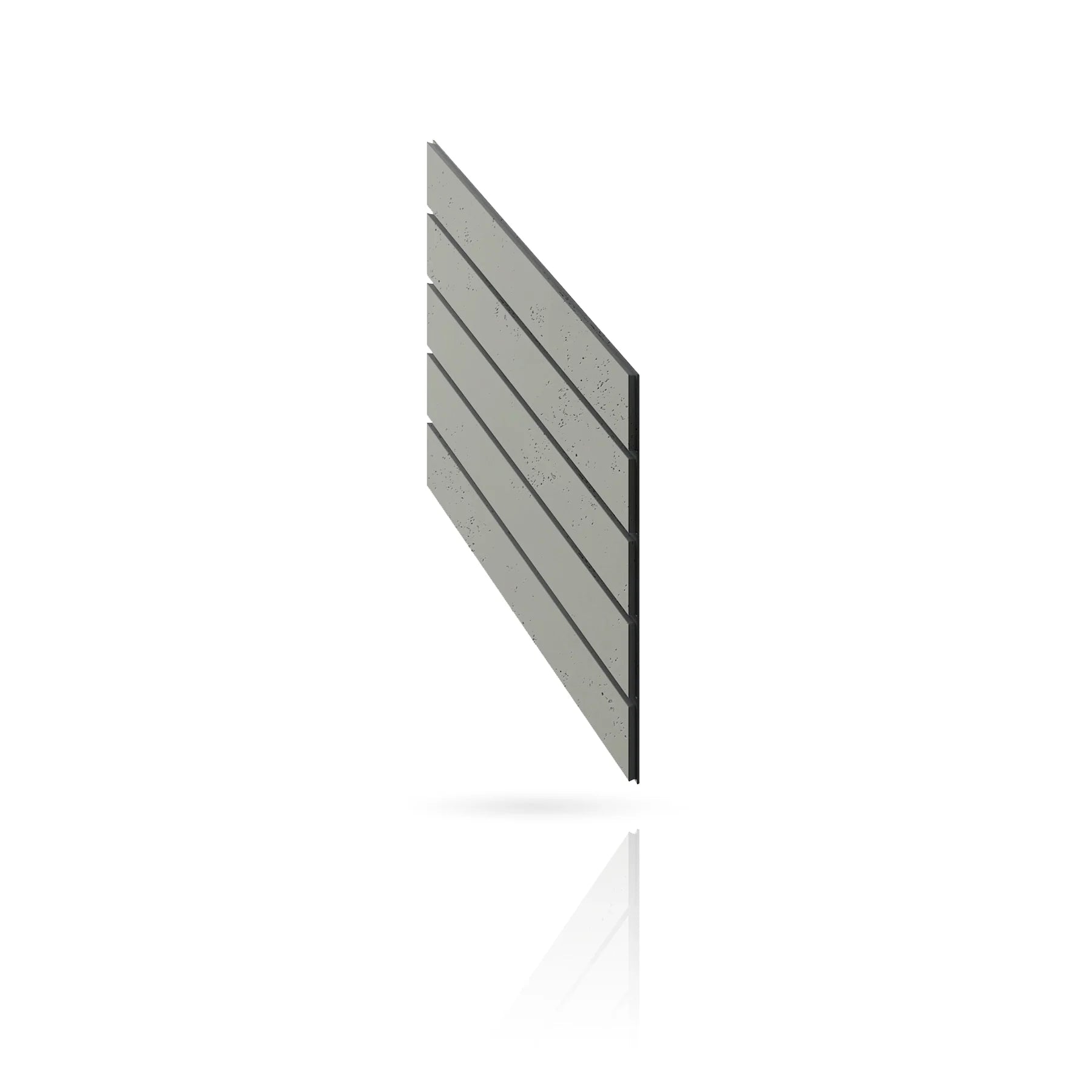 Concrete Cladding - HERRINGBONE PART Wall Panels colour swatch on white background DecorMania eu