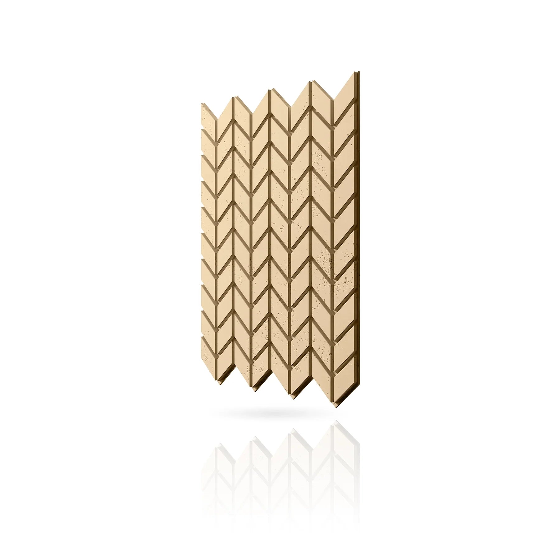 Concrete Cladding - HERRINGBONE S Wall Panels colour swatch on white background DecorMania eu