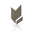 Concrete Cladding - HERRINGBONE Wall Panels colour swatch on white background DecorMania eu