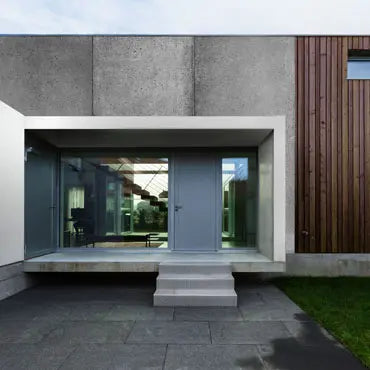 Concrete Wall Panel EXTERIOR 100x50 cm used as building facade | DecorMania eu
