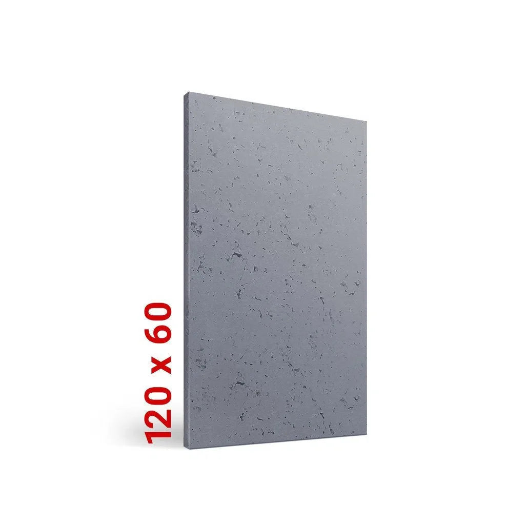 Dimensions of Concrete Wall Panel u EXTERIOR on white background 120x60 cm | DecorMania e
