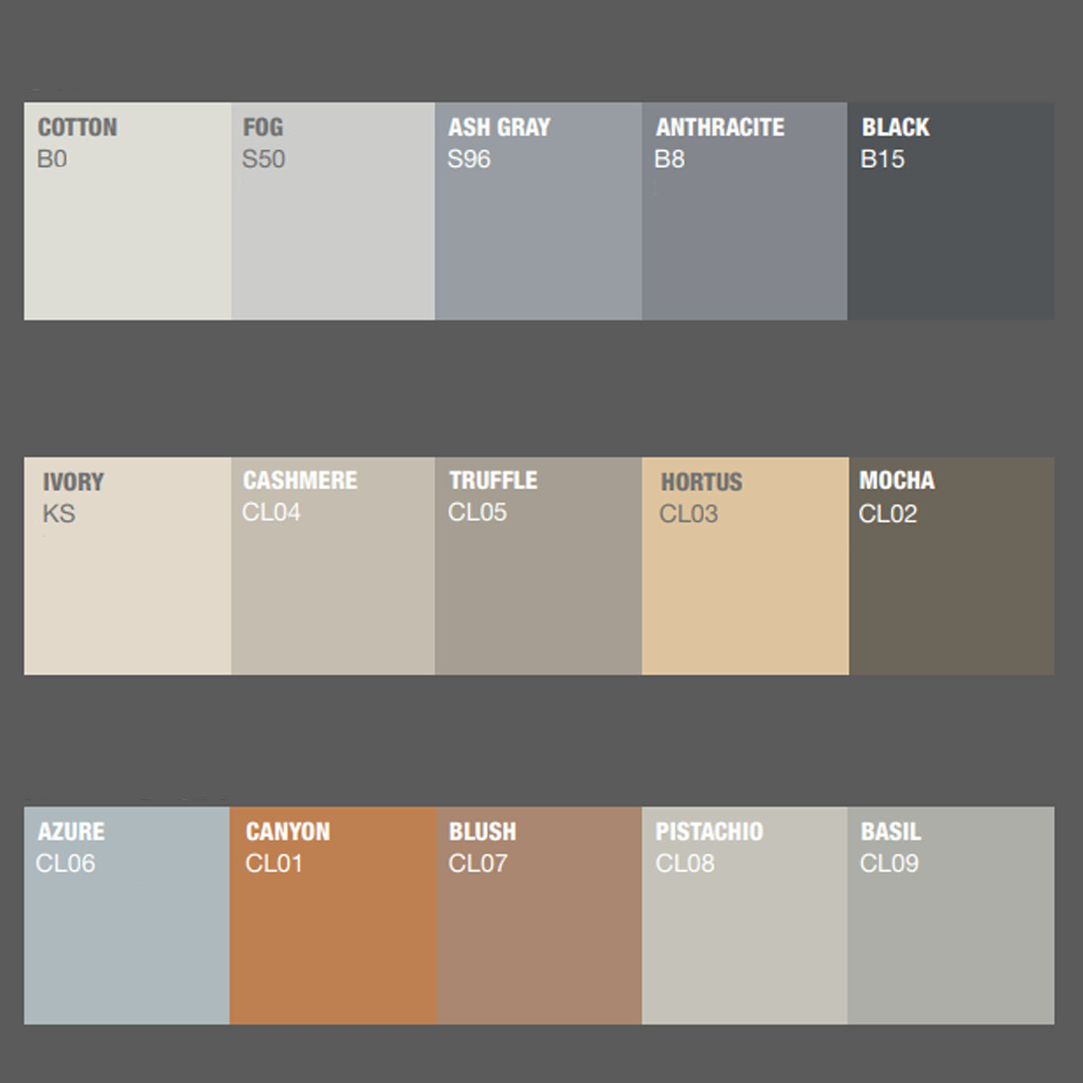 3D Concrete Wall Panels FRAMES colour swatch | DecorMania eu