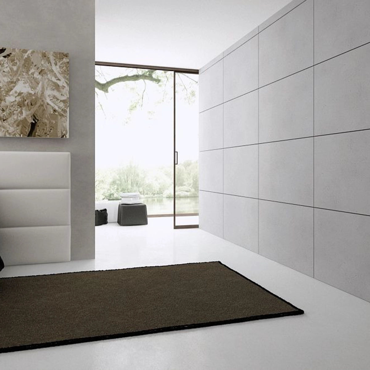 Concrete Wall Panel on interior wall decormania 