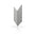 Concrete Cladding HERRINGBONE BOLD Wall Panels Grey S51 colour on white background DecorMania.eu